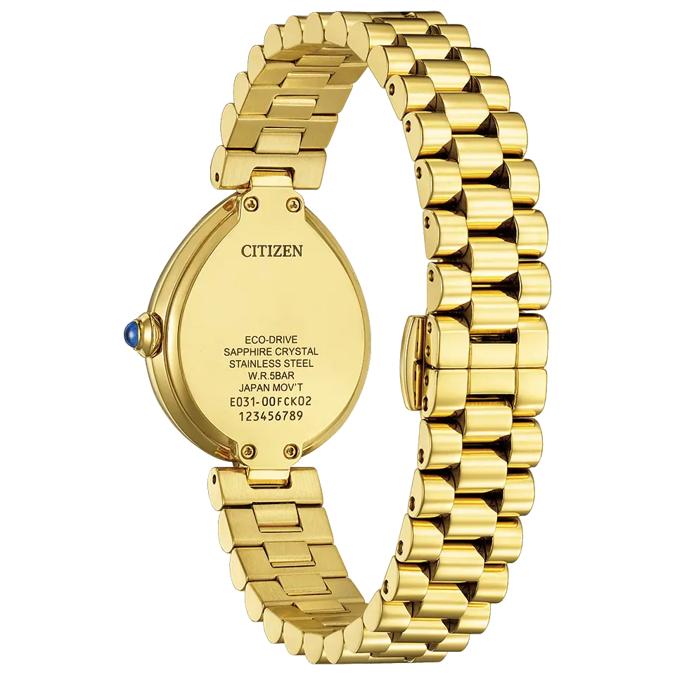 Citizen L RAINELL Collection EM1202-50P Eco-Drive Solar Wristwatch