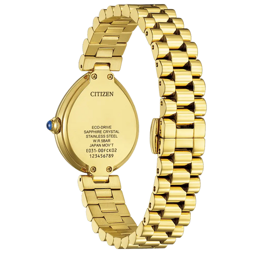 Citizen L RAINELL Collection EM1202-50P Eco-Drive Solar Wristwatch - The Japanese Factory