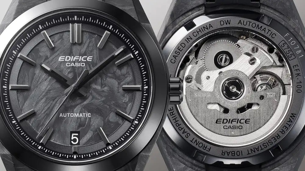 [PRE-ORDER] Casio EDIFICE EFK-100XPB-1AJF Forged Carbon Automatic Wristwatch - The Japanese Factory