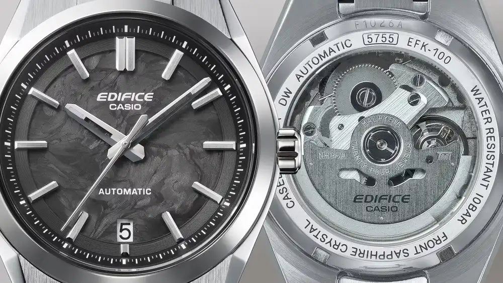 [PRE-ORDER] Casio EDIFICE EFK-100YCD-1AJF Forged Carbon Automatic Wristwatch