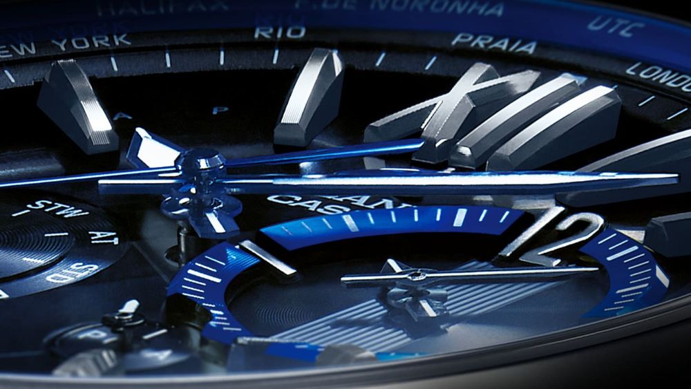 Casio OCEANUS Manta OCW-S3400-1AJF Chronograph Solar Radio MULTIBAND 6 Men's Wristwatch - The Japanese Factory