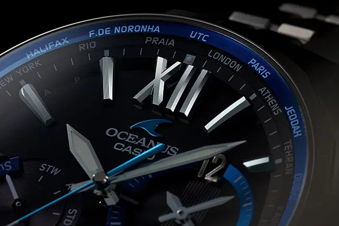 Casio OCEANUS Manta OCW-S3400-1AJF Chronograph Solar Radio MULTIBAND 6 Men's Wristwatch - The Japanese Factory