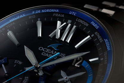 Casio OCEANUS Manta OCW-S3400-1AJF Chronograph Solar Radio MULTIBAND 6 Men's Wristwatch - The Japanese Factory