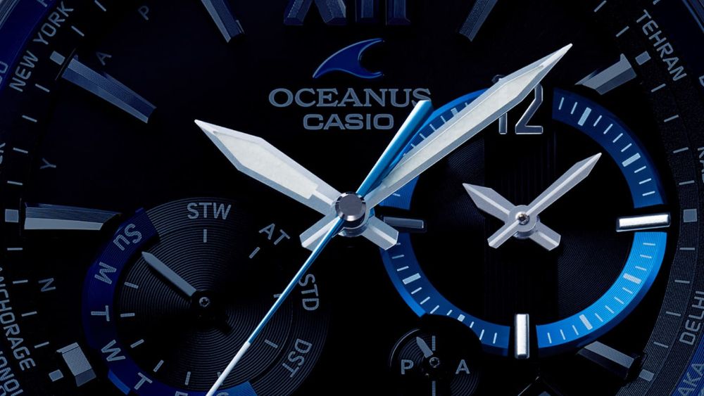 Casio OCEANUS Manta OCW-S3400-1AJF Chronograph Solar Radio MULTIBAND 6 Men's Wristwatch - The Japanese Factory