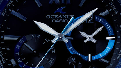 Casio OCEANUS Manta OCW-S3400-1AJF Chronograph Solar Radio MULTIBAND 6 Men's Wristwatch - The Japanese Factory