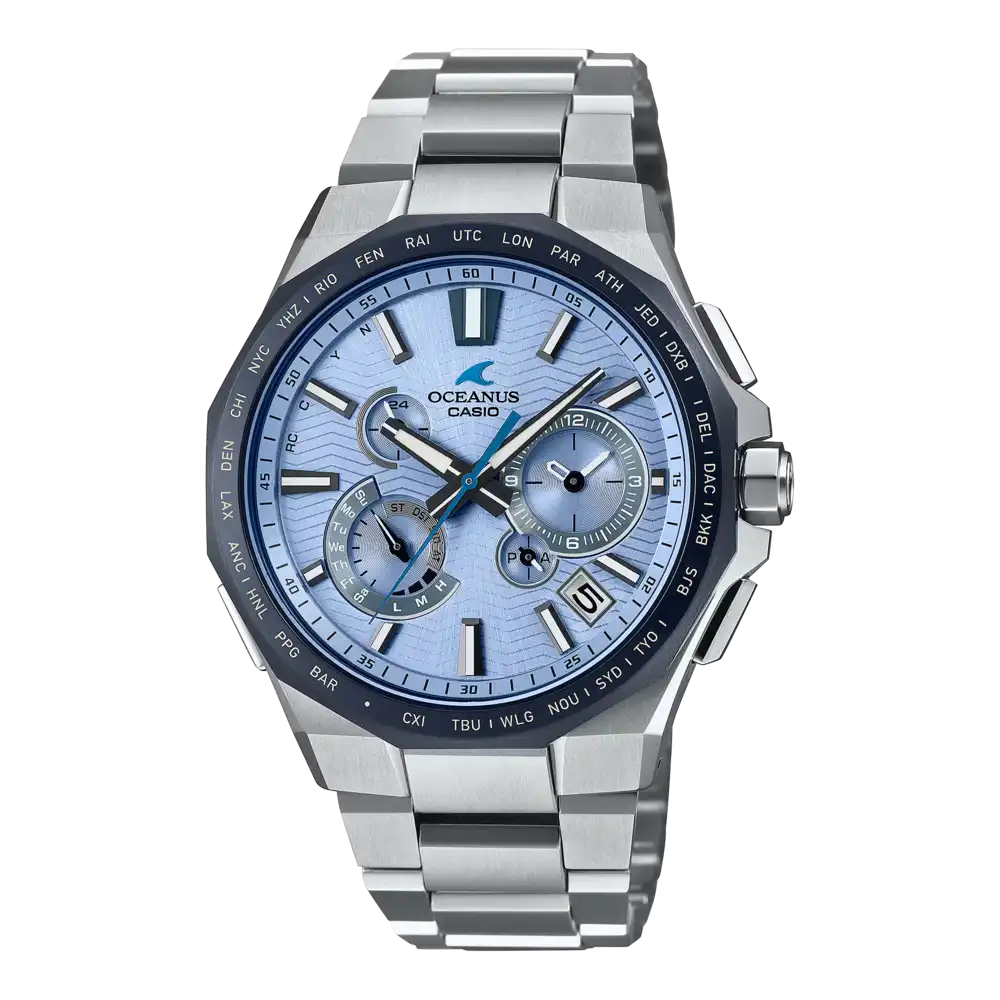 Casio OCEANUS 20th Anniversary Classic Line OCW-T6000BV-2AJR Chronograph Solar Radio Wave Bluetooth Men's Wristwatch - The Japanese Factory