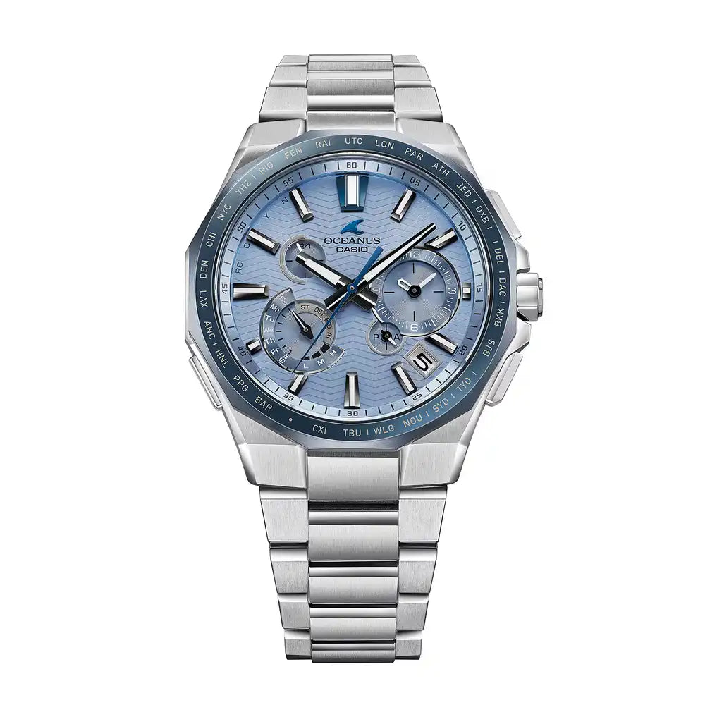 Casio OCEANUS 20th Anniversary Classic Line OCW-T6000BV-2AJR Chronograph Solar Radio Wave Bluetooth Men's Wristwatch - The Japanese Factory