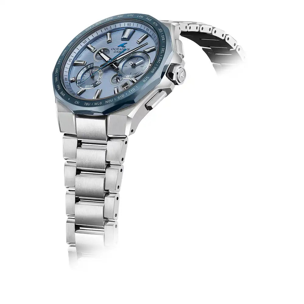 Casio OCEANUS 20th Anniversary Classic Line OCW-T6000BV-2AJR Chronograph Solar Radio Wave Bluetooth Men's Wristwatch - The Japanese Factory