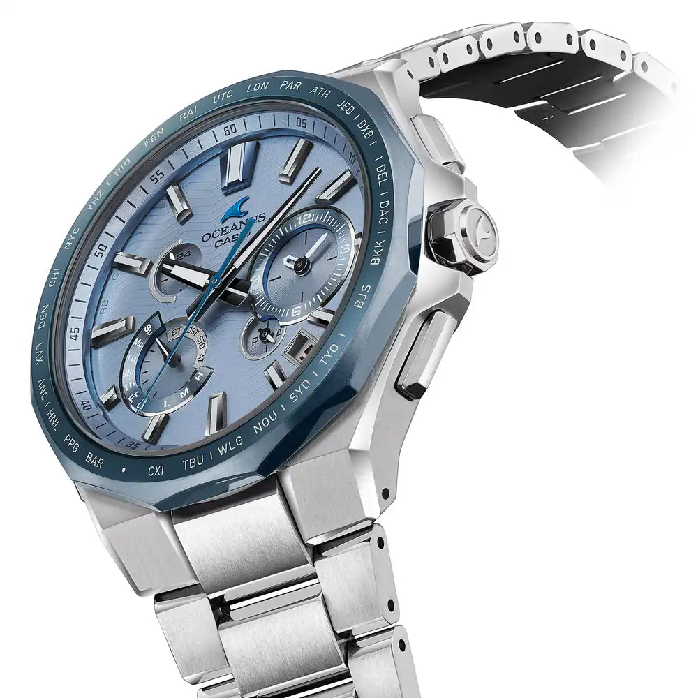 Casio OCEANUS 20th Anniversary Classic Line OCW-T6000BV-2AJR Chronograph Solar Radio Wave Bluetooth Men's Wristwatch - The Japanese Factory