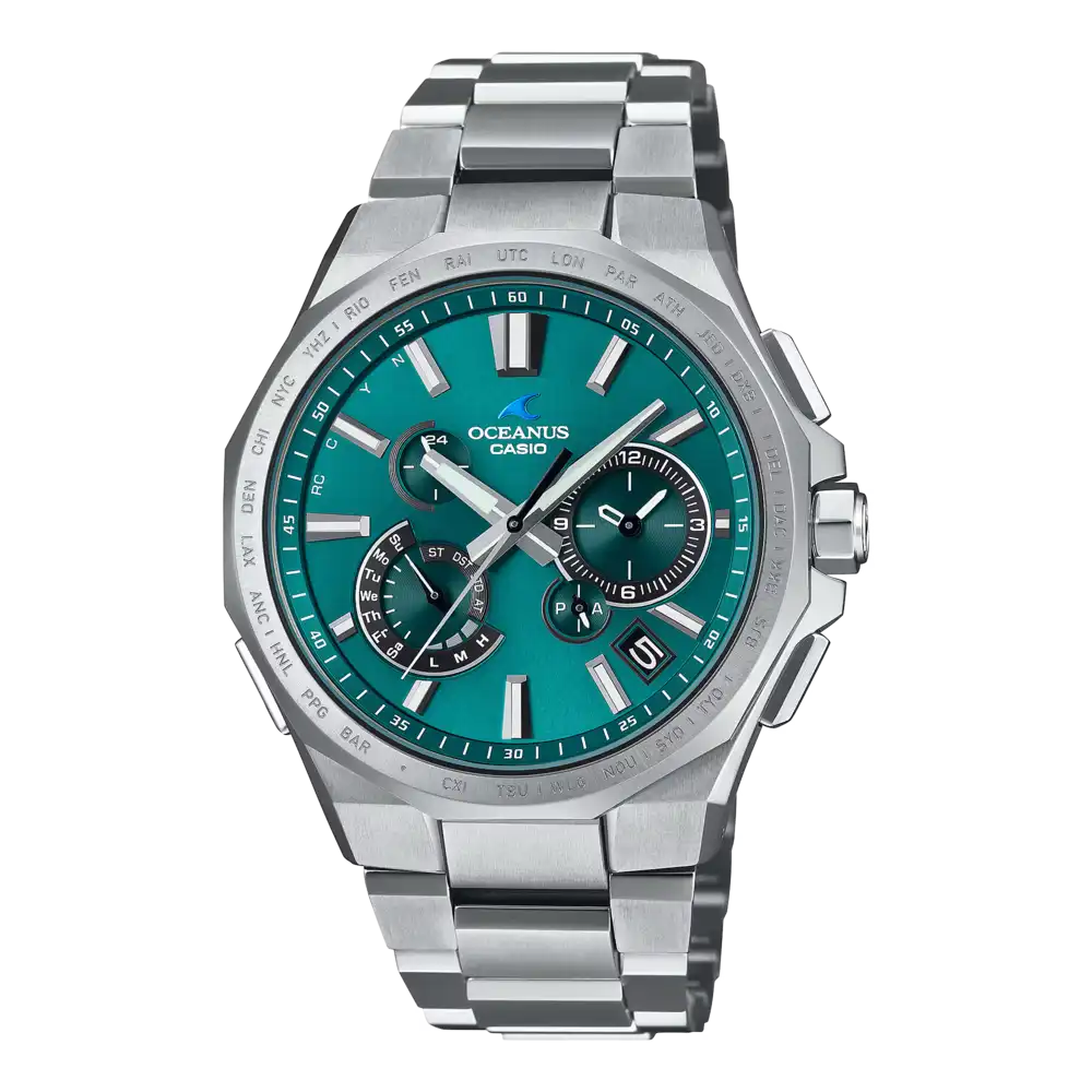 Casio OCEANUS 20th Anniversary Classic Line OCW-T6000SG-2AJR Chronograph Solar Radio Wave Bluetooth Men's Wristwatch - The Japanese Factory