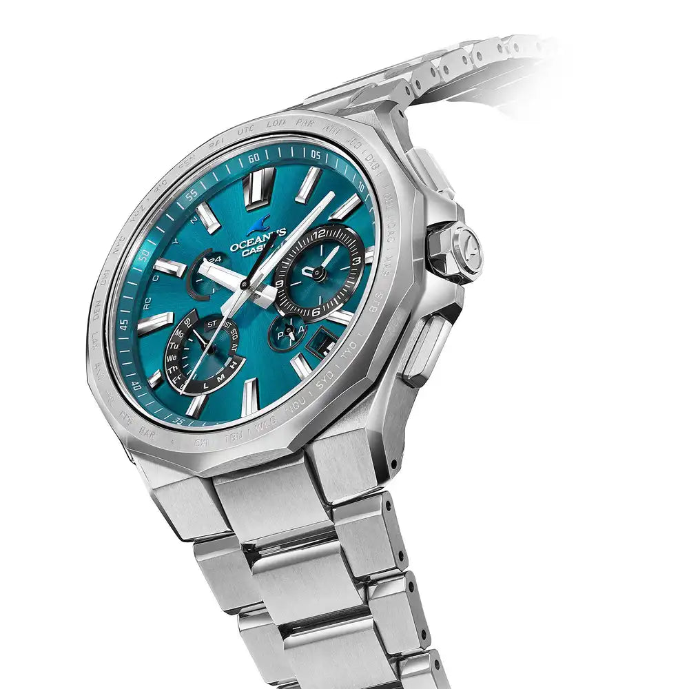 Casio OCEANUS 20th Anniversary Classic Line OCW-T6000SG-2AJR Chronograph Solar Radio Wave Bluetooth Men's Wristwatch - The Japanese Factory
