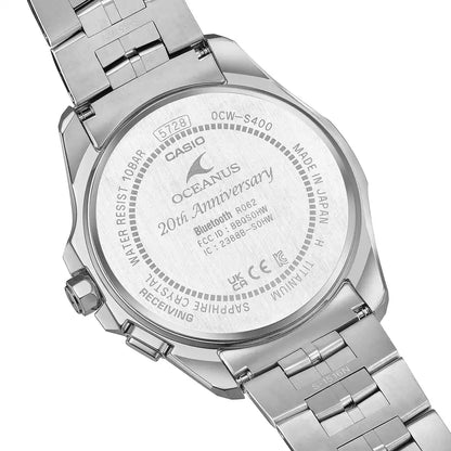 Casio OCEANUS 20th Anniversary Manta OCW-S400SG-2AJR Solar Radio Wave Bluetooth Men's Wristwatch - The Japanese Factory