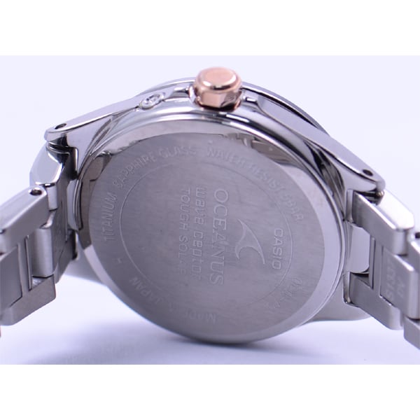 Casio OCEANUS 3 Hands Model OCW-70PJ-7A2JF Women's Wristwatch - The Japanese Factory
