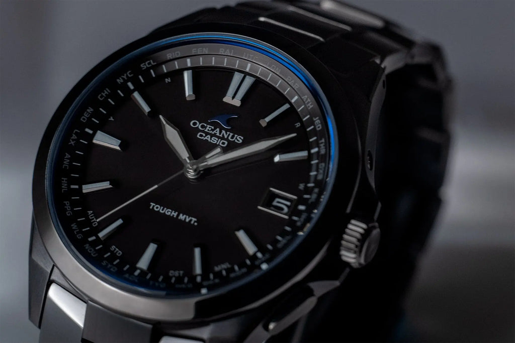 Casio OCEANUS 3 Hands Model OCW-S100B-1AJF Men's Wristwatch - The Japanese Factory