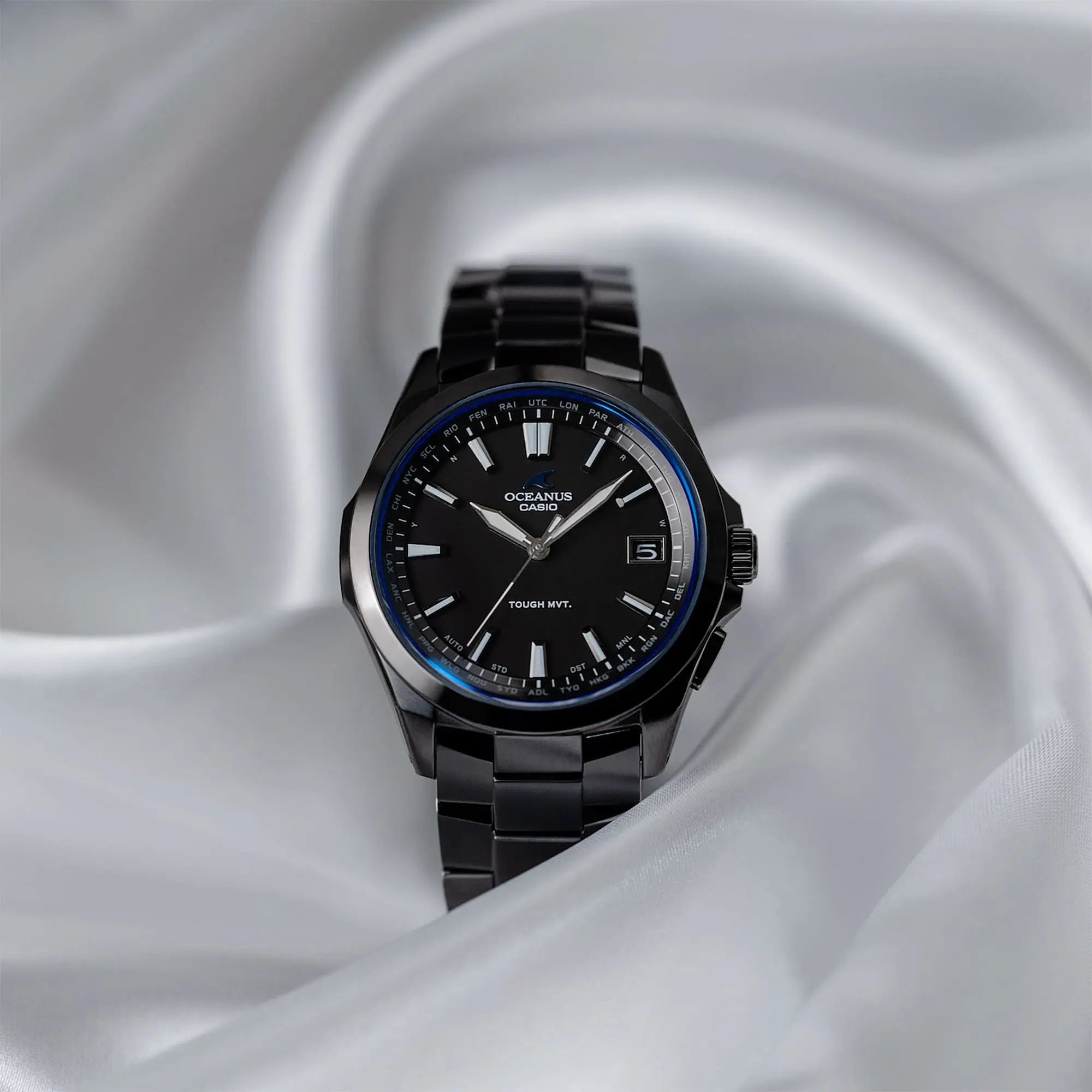 Casio OCEANUS 3 Hands Model OCW-S100B-1AJF Men's Wristwatch - The Japanese Factory
