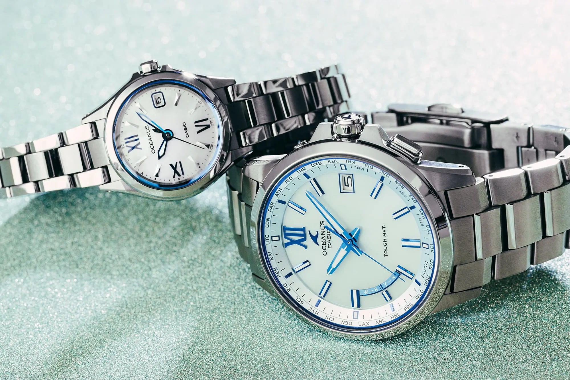 Casio OCEANUS 3 Hands Model OCW-T150-2AJF Men's Wristwatch - The Japanese Factory