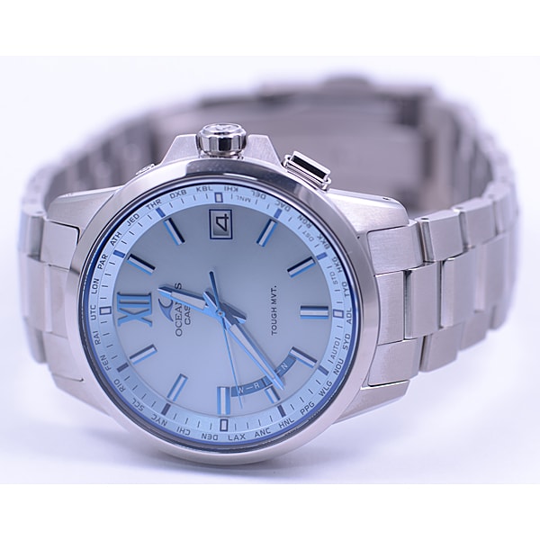 Casio OCEANUS 3 Hands Model OCW-T150-2AJF Solar Radio Wave Men's Wristwatch - The Japanese Factory