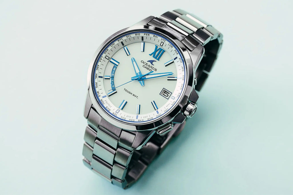 Casio OCEANUS 3 Hands Model OCW-T150-2AJF Men's Wristwatch - The Japanese Factory