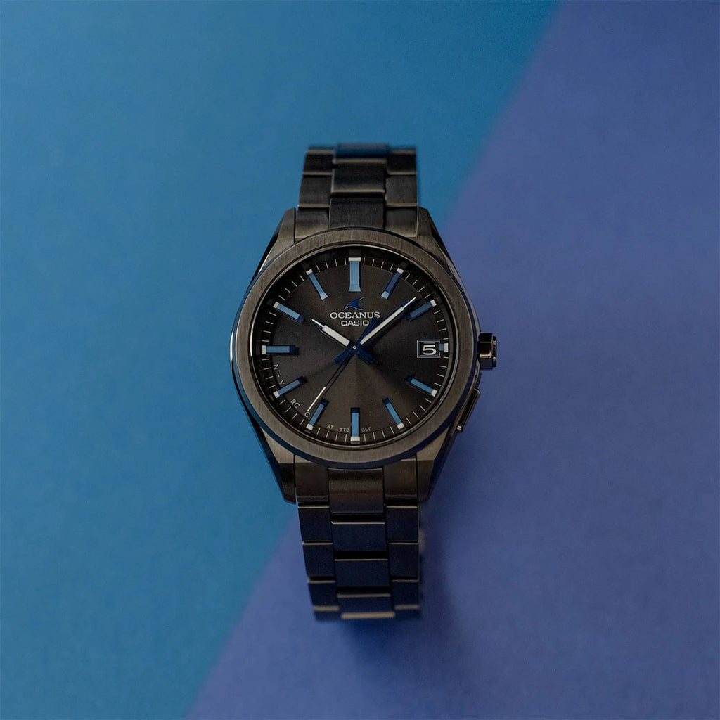 Casio OCEANUS 3 Hands Model OCW-T200SB-1AJF Men's Wristwatch - The Japanese Factory