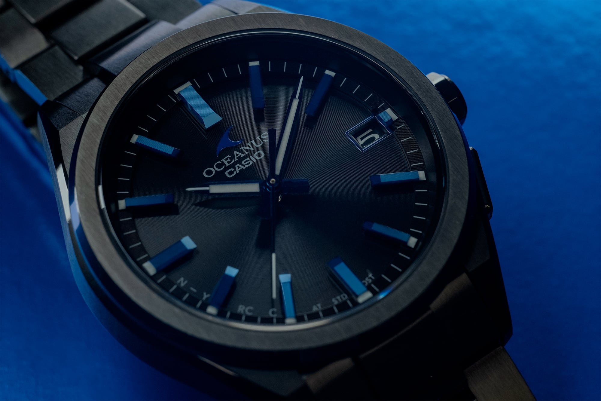 Casio OCEANUS 3 Hands Model OCW-T200SB-1AJF Men's Wristwatch - The Japanese Factory