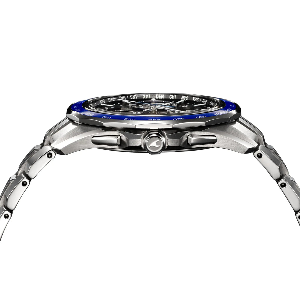 Casio OCEANUS Classic Line OCW-S7000-1AJF Chronograph Solar Radio Wave Bluetooth Men's Wristwatch - The Japanese Factory