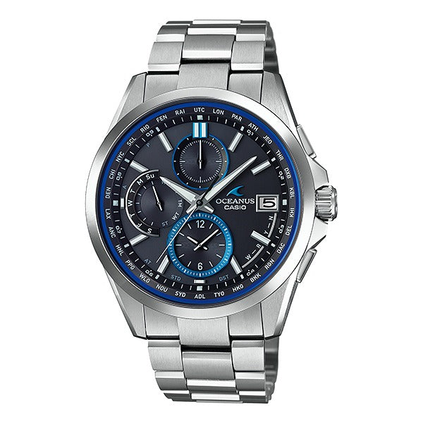 Casio OCEANUS Classic Line OCW-T2600-1AJF Chronograph Solar Radio MULTIBAND 6 Men's Wristwatch - The Japanese Factory