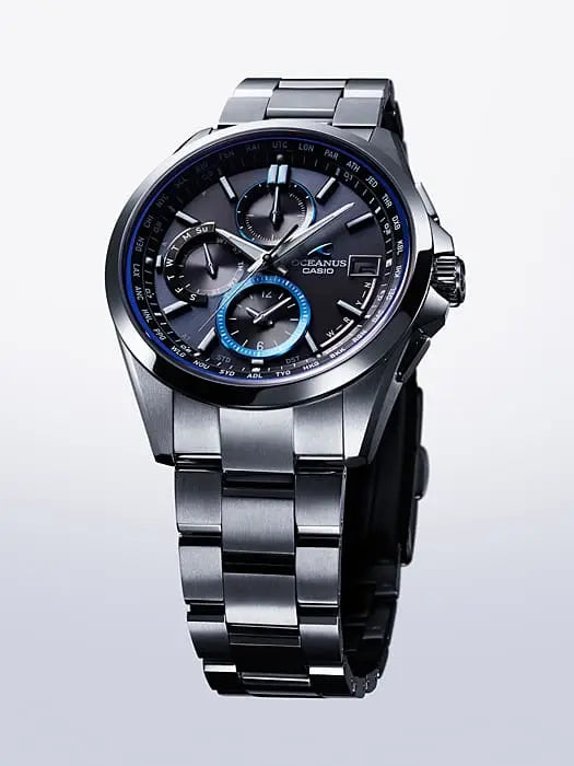 Casio OCEANUS Classic Line OCW-T2600-1AJF Chronograph Solar Radio MULTIBAND 6 Men's Wristwatch - The Japanese Factory