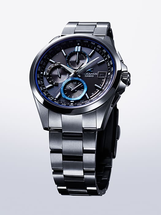 Casio OCEANUS Classic Line OCW-T2600-1AJF Chronograph Solar Radio MULTIBAND 6 Men's Wristwatch - The Japanese Factory