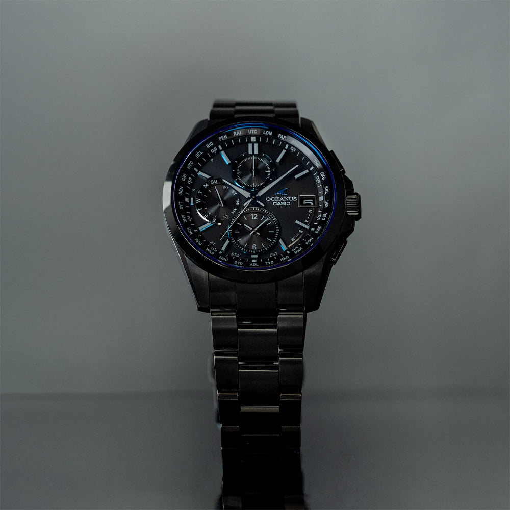 Casio OCEANUS Classic Line OCW-T2600B-1AJF Chronograph Solar Radio MULTIBAND 6 Men's Wristwatch - The Japanese Factory