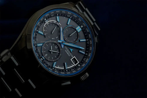 Casio OCEANUS Classic Line OCW-T2600B-1AJF Chronograph Solar Radio MULTIBAND 6 Men's Wristwatch - The Japanese Factory