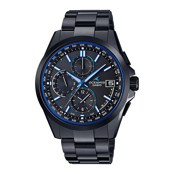 Casio OCEANUS Classic Line OCW-T2600B-1AJF Chronograph Solar Radio MULTIBAND 6 Men's Wristwatch - The Japanese Factory