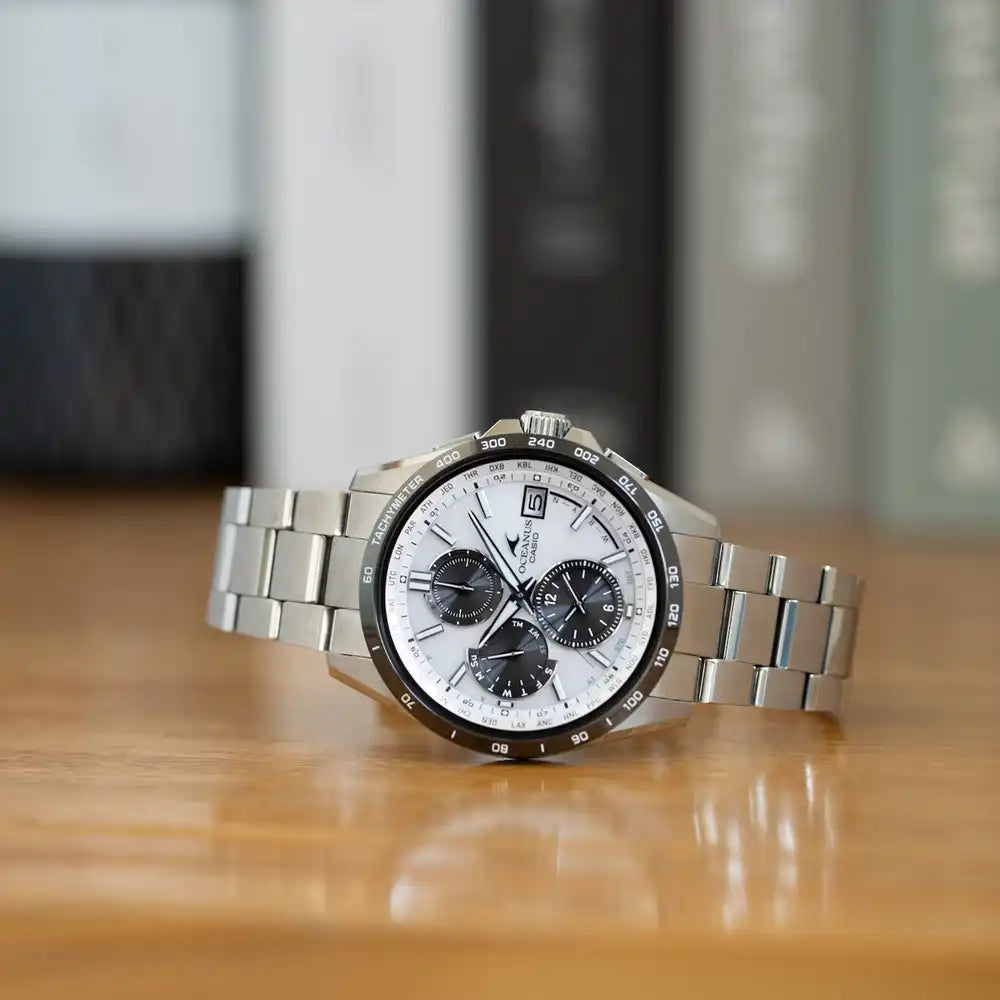 Casio OCEANUS Classic Line OCW-T2600J-7AJF Chronograph Solar Radio Wave Men's Wristwatch - The Japanese Factory