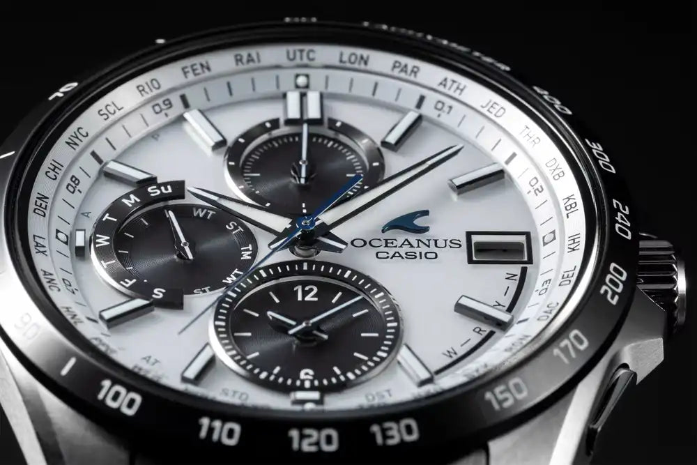 Casio OCEANUS Classic Line OCW-T2600J-7AJF Chronograph Solar Radio Wave Men's Wristwatch - The Japanese Factory