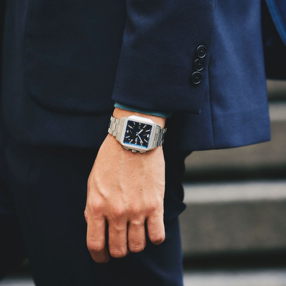 Casio OCEANUS Classic Line OCW-T5000-1AJF Chronograph Solar Radio Wave Bluetooth Men's Wristwatch - The Japanese Factory