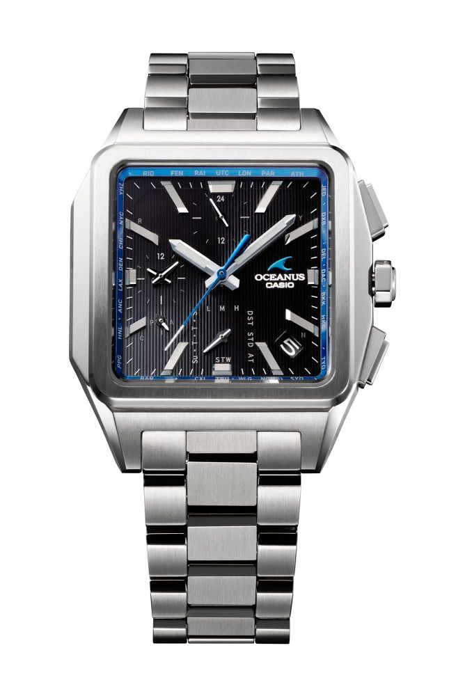 Casio OCEANUS Classic Line OCW-T5000-1AJF Chronograph Solar Radio Wave Bluetooth Men's Wristwatch - The Japanese Factory