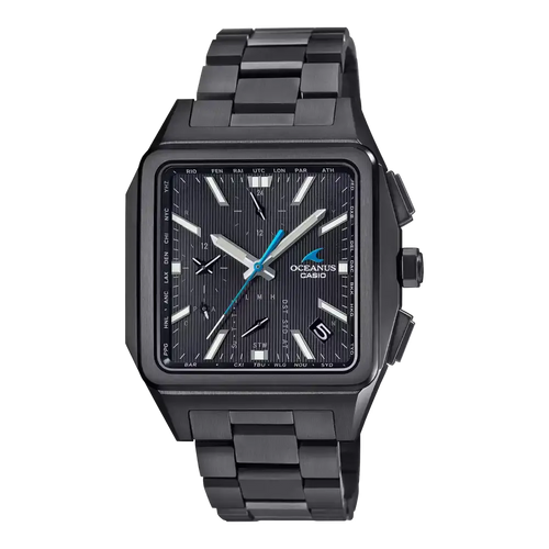Casio OCEANUS Classic Line OCW-T5000B-1AJF Chronograph Solar Radio Bluetooth Wave Men's Wristwatch - The Japanese Factory