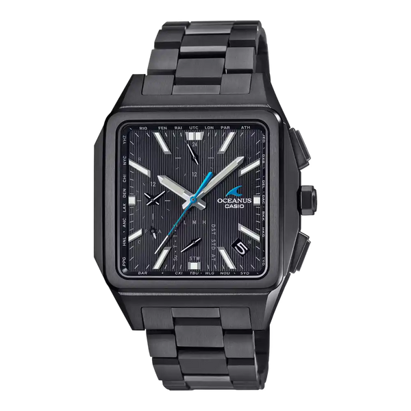 Casio OCEANUS Classic Line OCW-T5000B-1AJF Chronograph Solar Radio Bluetooth Wave Men's Wristwatch