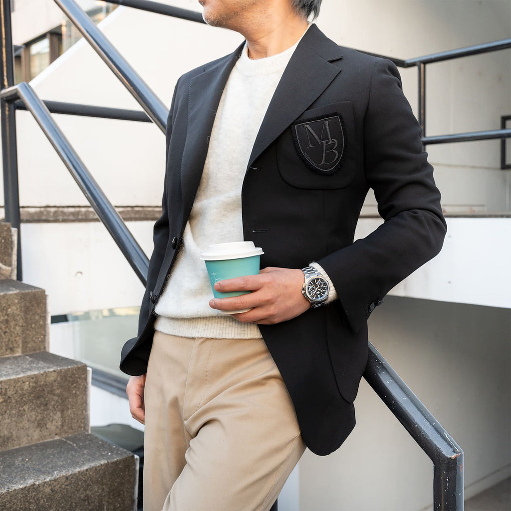 Casio OCEANUS Classic Line OCW-T6000-1AJF Chronograph Solar Radio Wave Bluetooth Men's Wristwatch - The Japanese Factory