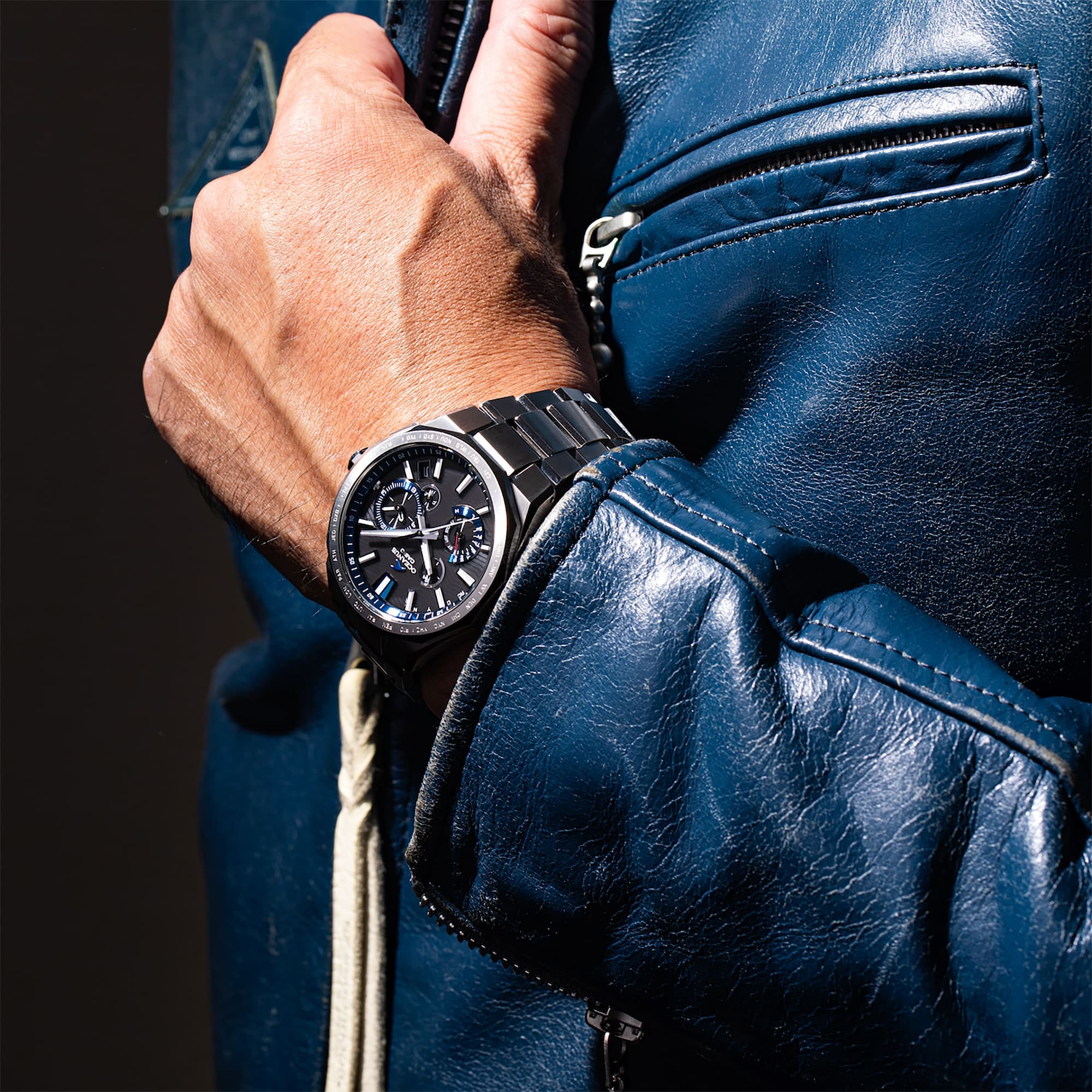 Casio OCEANUS Classic Line OCW-T6000-1AJF Chronograph Solar Radio Wave Bluetooth Men's Wristwatch - The Japanese Factory