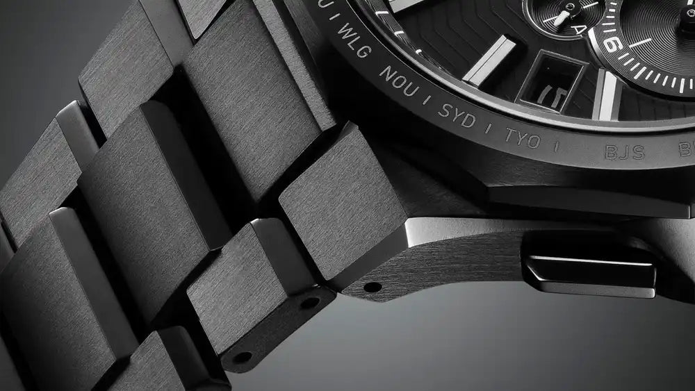 Casio OCEANUS Classic Line OCW-T6000B-1AJF Chronograph Solar Radio Wave Bluetooth Men's Wristwatch - The Japanese Factory