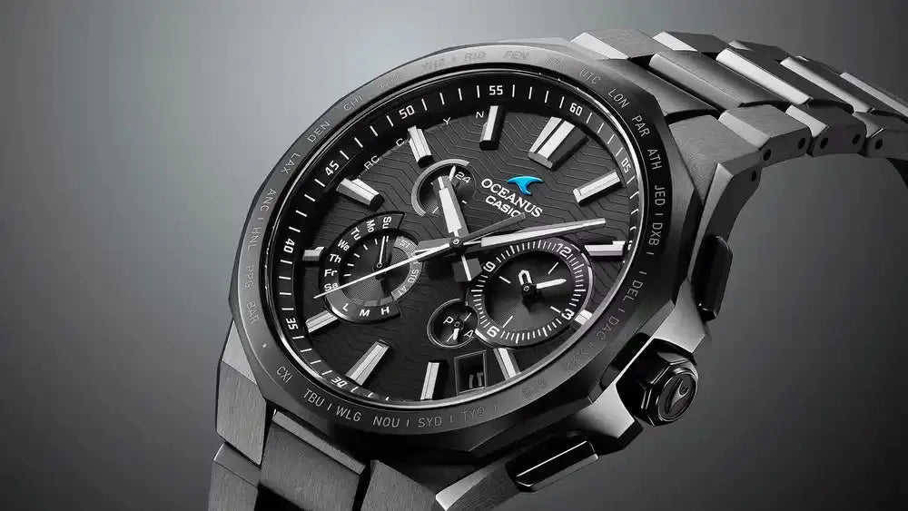 Casio OCEANUS Classic Line OCW-T6000B-1AJF Chronograph Solar Radio Casio OCEANUS Classic Line OCW-T6000B-1AJF Chronograph Solar Radio