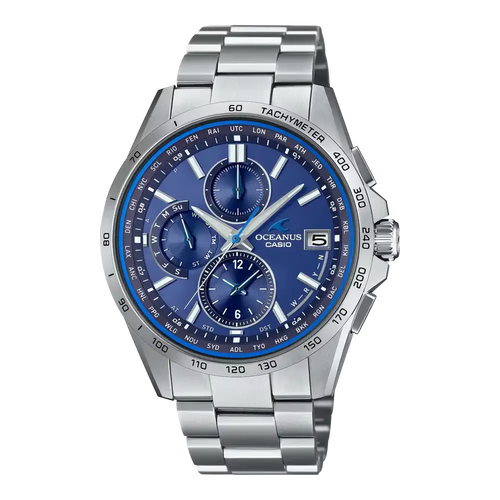 Casio OCEANUS Classic Line OCW-T2600-2A3JF Chronograph Solar Radio Wave Men's Wristwatch - The Japanese Factory