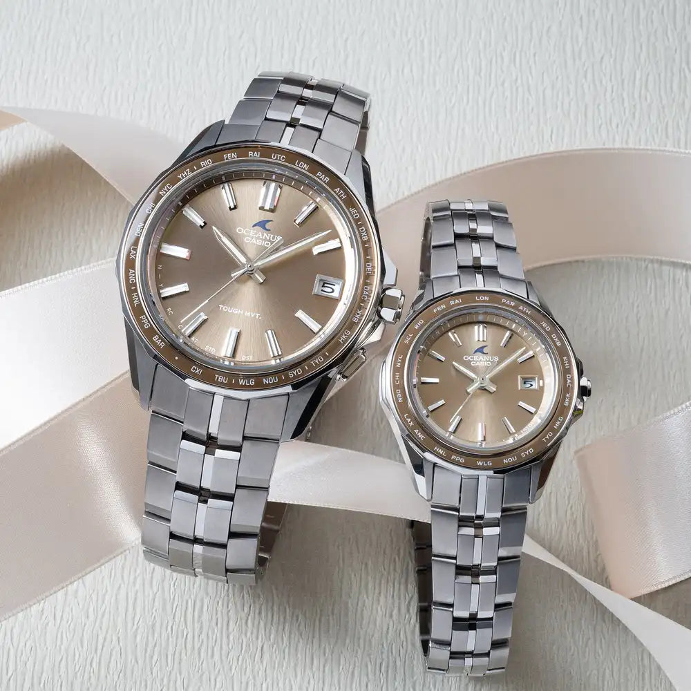 Casio OCEANUS Manta OCW-S40-5AJF Solar Radio Wave Women's Wristwatch - The Japanese Factory