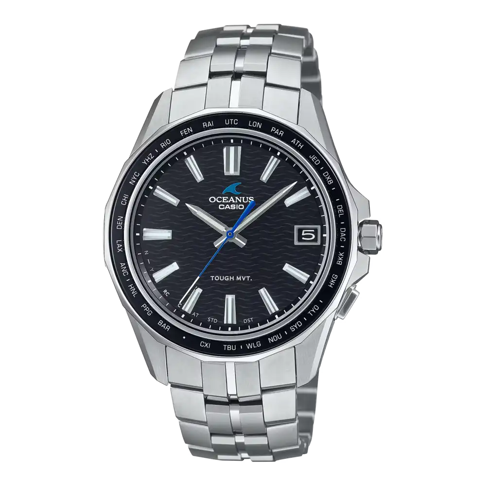 Casio OCEANUS Manta OCW-S400-1AJF Solar Radio Wave Bluetooth Men's Wristwatch - The Japanese Factory