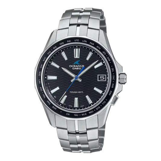 Casio OCEANUS Manta OCW-S400-1AJF Solar Radio Wave Bluetooth Men's Wristwatch - The Japanese Factory