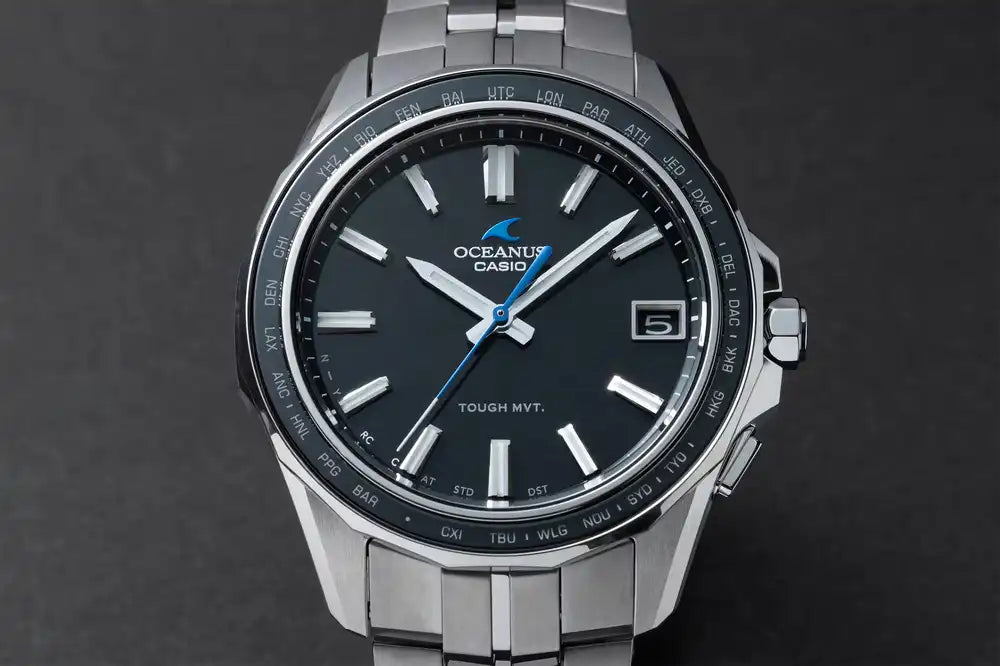 Casio OCEANUS Manta OCW-S400-1AJF Solar Radio Wave Bluetooth Men's Wristwatch - The Japanese Factory