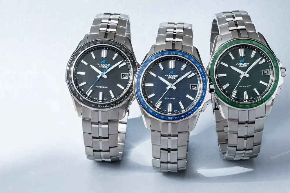 Casio OCEANUS Manta OCW-S400-1AJF Solar Radio Wave Bluetooth Men's Wristwatch - The Japanese Factory
