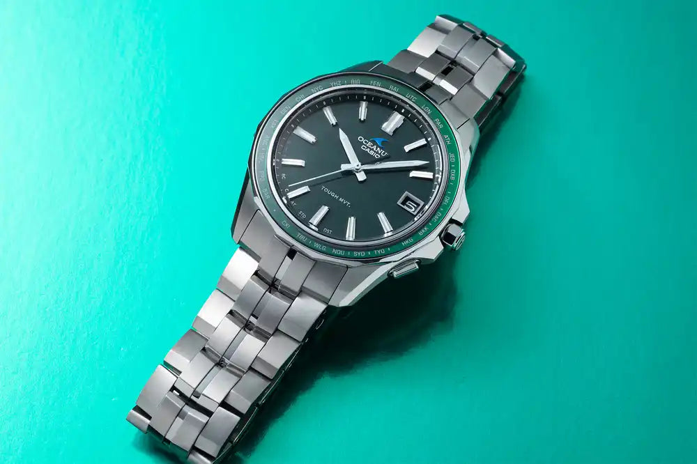 Casio OCEANUS Manta OCW-S400-3AJF Solar Radio Wave Bluetooth Men's Wristwatch - The Japanese Factory