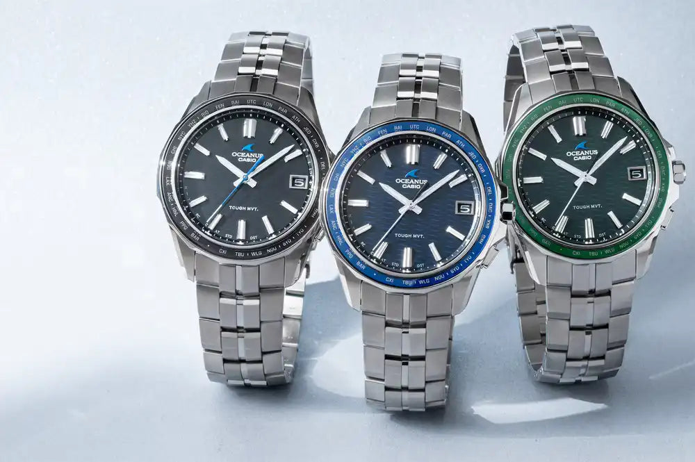 Casio OCEANUS Manta OCW-S400-3AJF Solar Radio Wave Bluetooth Men's Wristwatch - The Japanese Factory