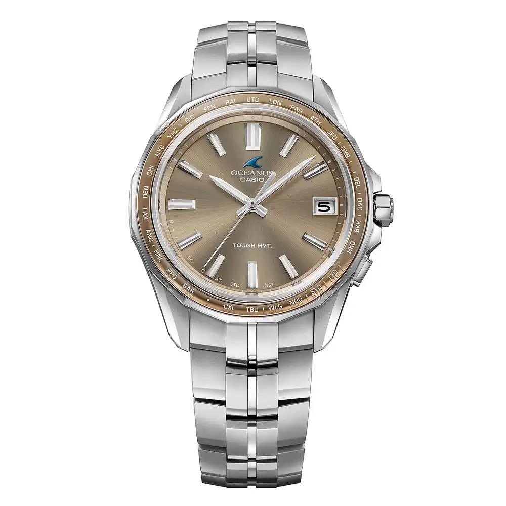 Casio OCEANUS Manta OCW-S400A-5AJF Solar Radio Wave Bluetooth Men's Wristwatch - The Japanese Factory